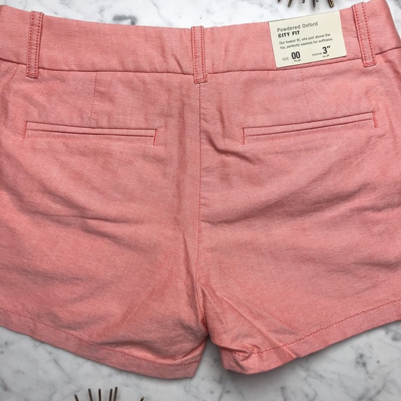 NWT J.Crew Factory Powdered Oxford City Fit Shorts - Picture 7 of 7